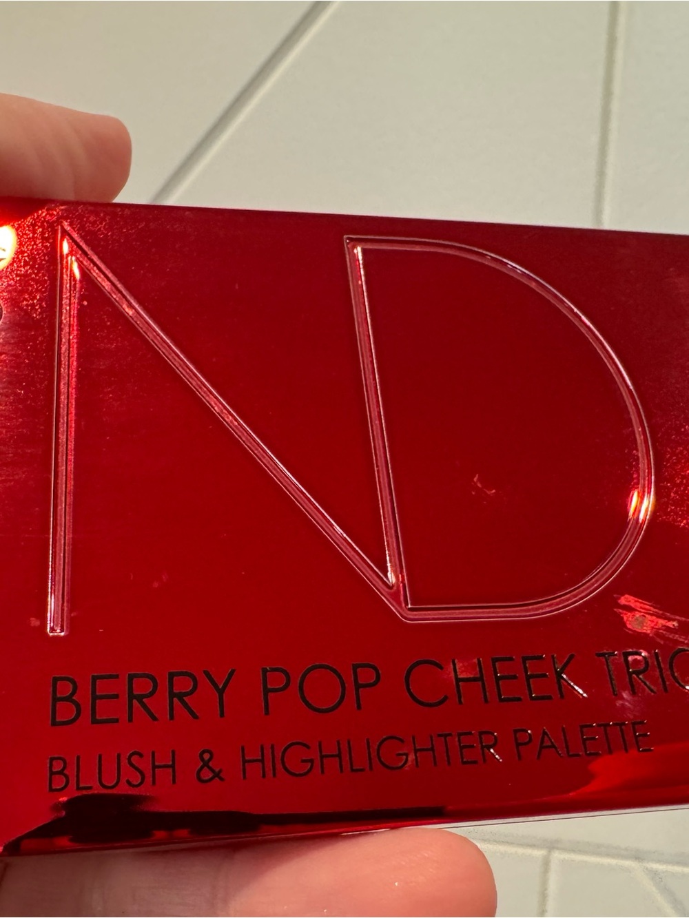Natasha Denona berry pop cheek trio blush highlighter palette